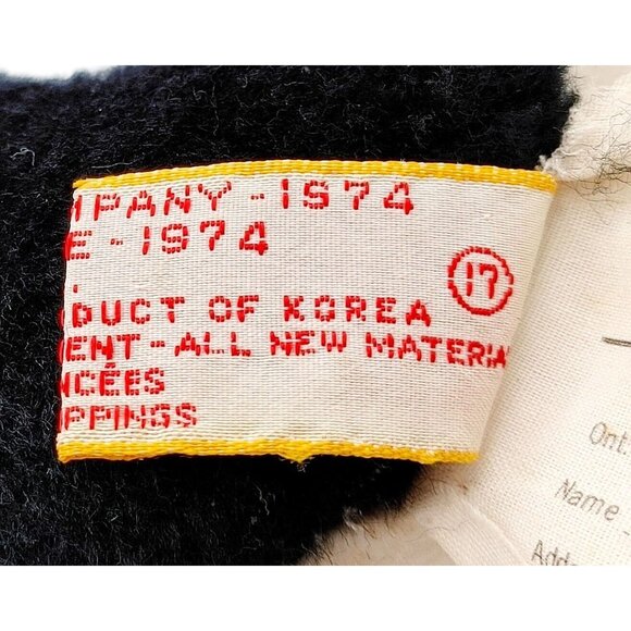 Dakin Orca Killer Whale Plush Black & White 10" Stuffed Animal 1974 Vintage - Picture 4 of 6